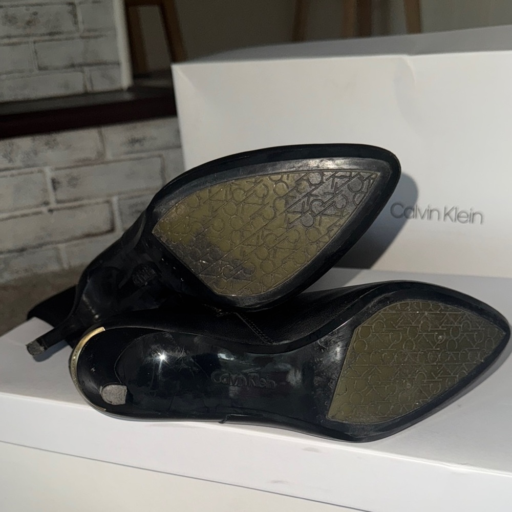 Calvin Klein Women's Black Knee-High Boots - Picture 4 of 5